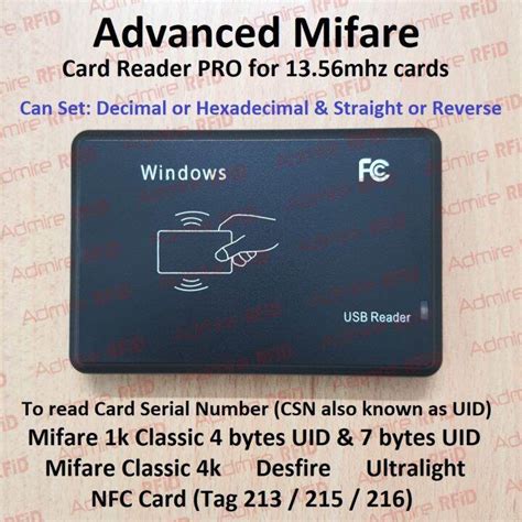 MIFARE uid vs serial number